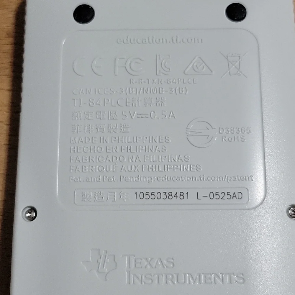 TI-84 Plus CE Python Calculator - Picture 3 of 5